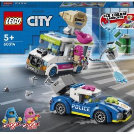 LEGO 60314 COURSE POURSUITE CAMION GLACES